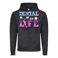 Vintage Black dental life with teeth Vintage Hoodie - AdoDesignShop