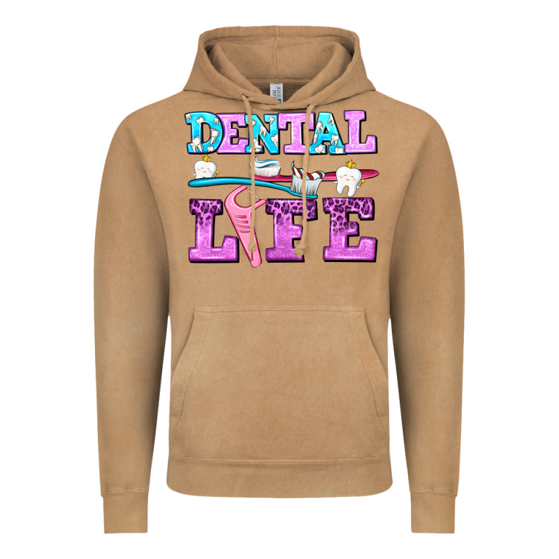 Dental Life With Teeth Vintage Hoodie by AdoDesignShop | Teevron