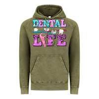 Vintage Olive dental life with teeth Vintage Hoodie - AdoDesignShop