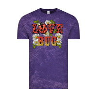 Cloud Purple ladybug love bug Vintage Tee - BarkalooDesign