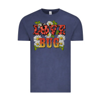 Vintage Denim ladybug love bug Vintage Tee - BarkalooDesign