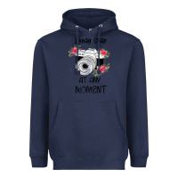 Navy I May Snap At Any Moment Heavyweight Hoodie - Bettercallsaul