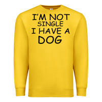 Lemon I m Not Single I Have A Dog Premium Sweatshirt - Bettercallsaul