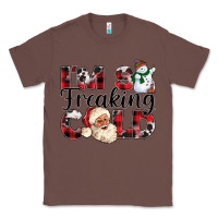 Chestnut Im So Freaking Cold Classic Tee - CowhideDigitalArt