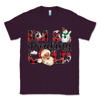 Plum Im So Freaking Cold Classic Tee - CowhideDigitalArt