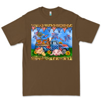 Cacao America farm animals truck 20oz skinny tumbler Premium Tee - Neo Western