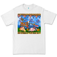 White America farm animals truck 20oz skinny tumbler Premium Tee - Neo Western