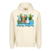 Sandshell merry christmas gnomes Premium Hoodie - texasbilliewilder
