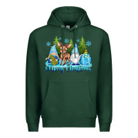 Sports Green merry christmas gnomes Premium Hoodie - texasbilliewilder