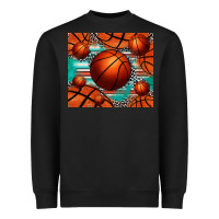 Black basketball leopard serape tumbler Heavyweight Sweatshirt - Jasminsmagicworld