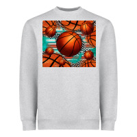 Heather Grey basketball leopard serape tumbler Heavyweight Sweatshirt - Jasminsmagicworld