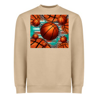 Mushroom basketball leopard serape tumbler Heavyweight Sweatshirt - Jasminsmagicworld