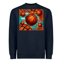 Navy basketball leopard serape tumbler Heavyweight Sweatshirt - Jasminsmagicworld
