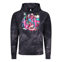 Cloud Black dental elements and cancer with cowhide and leopard Vintage Hoodie - AdoDesignShop