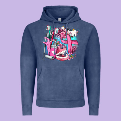 Dental Elements And Cancer With Cowhide And Leopard Vintage Hoodie Designed By Adodesignshop