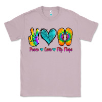 Lilac peace love flips flops Classic Tee - Jasminsmagicworld