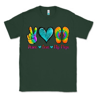 Sports Green peace love flips flops Classic Tee - Jasminsmagicworld