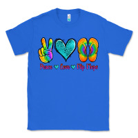 True Royal peace love flips flops Classic Tee - Jasminsmagicworld