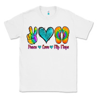 White peace love flips flops Classic Tee - Jasminsmagicworld