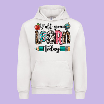 Y'all Gonna Learn Today Urban Hoodie Designed By Oliviacreatesart