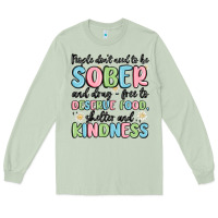 Matcha people dont need to be sober and drugfree to deserve food Long Sleeve Tee - MaliasSmallBusiness