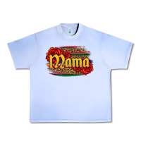 Grape Ice Latina mama with serape and roses Urban Heavy Tee - Jasminsmagicworld