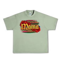 Oil Green Latina mama with serape and roses Urban Heavy Tee - Jasminsmagicworld