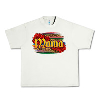 Pistachio Latina mama with serape and roses Urban Heavy Tee - Jasminsmagicworld
