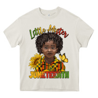 Cream little mister juneteenth black boy Heavy Core Tee - BarkalooDesign