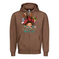 Chestnut Camp Hair Dont Care Messy Bun Bbs Zipper Hoodie - BundleAndBundleShop
