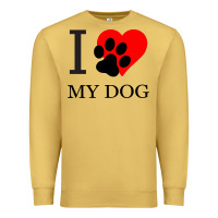 Antique Gold I My Dog Premium Sweatshirt - Bettercallsaul