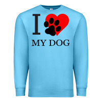 Ocean Blue I My Dog Premium Sweatshirt - Bettercallsaul