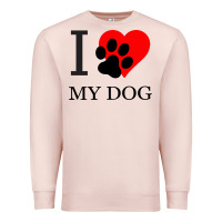 Pale Pink I My Dog Premium Sweatshirt - Bettercallsaul