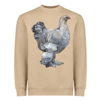 Mushroom Brahma Chicken Heavyweight Sweatshirt - LillyAllenDesigns