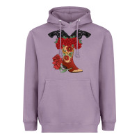 Lavender Cowboy Boots Heavyweight Hoodie - Bettercallsaul