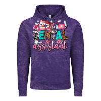 Cloud Purple dental assistant Vintage Hoodie - AdoDesignShop