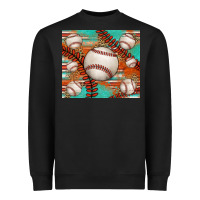 Black baseball turquoise serape glitter tumbler Heavyweight Sweatshirt - Jasminsmagicworld