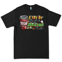 Black I Run On Coffee And Christmas Cheer Premium Tee - CowhideDigitalArt