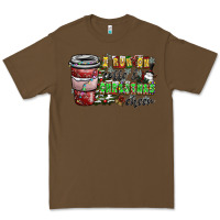Cacao I Run On Coffee And Christmas Cheer Premium Tee - CowhideDigitalArt