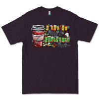 Plum I Run On Coffee And Christmas Cheer Premium Tee - CowhideDigitalArt