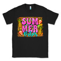 Black summer vibes leopard background Classic Tee - Jasminsmagicworld