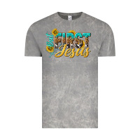 Cloud Rock but first jesus Vintage Tee - NancyCooperArtShop