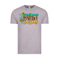 Vintage Zinc but first jesus Vintage Tee - NancyCooperArtShop