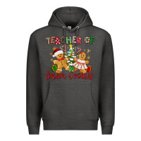 Charcoal Heather Teacher of smart cookies Premium Hoodie - texasbilliewilder