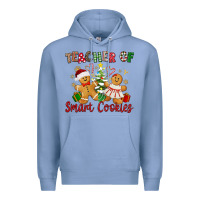 Colony Blue Teacher of smart cookies Premium Hoodie - texasbilliewilder