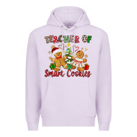 Lilac Teacher of smart cookies Premium Hoodie - texasbilliewilder