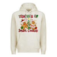 Oatmeal Heather Teacher of smart cookies Premium Hoodie - texasbilliewilder