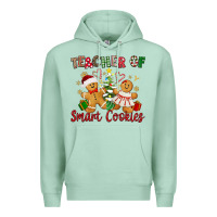 Seafoam Teacher of smart cookies Premium Hoodie - texasbilliewilder