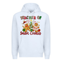 White Teacher of smart cookies Premium Hoodie - texasbilliewilder