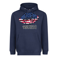 Navy American lip Heavyweight Hoodie - Bettercallsaul